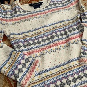 Ralph Lauren girls thermal long sleeve top